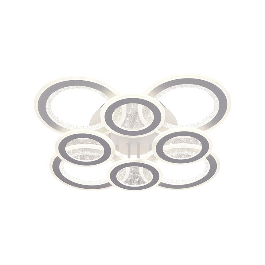 Dimbar LED ytmonterad ljuskrona LED/200W/230V 3000-6500K + fjärrkontroll