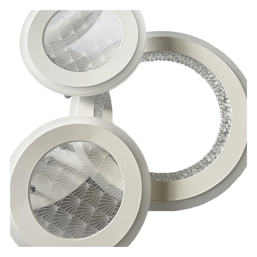 Dimbar LED ytmonterad ljuskrona LED/200W/230V 3000-6500K + fjärrkontroll