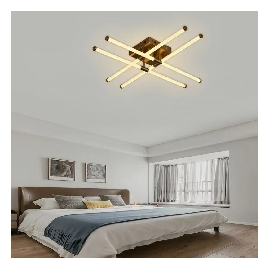 Dimbar LED ytmonterad ljuskrona LED/30W/230V 3000-6500K + fjärrkontroll