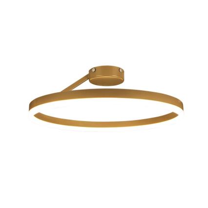 Dimbar LED ytmonterad ljuskrona LED/40W/230V 3000-6500K guld + fjärrkontroll