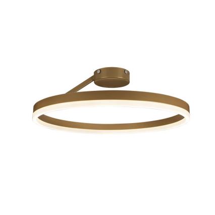 Dimbar LED ytmonterad ljuskrona LED/40W/230V 3000-6500K guld + fjärrkontroll