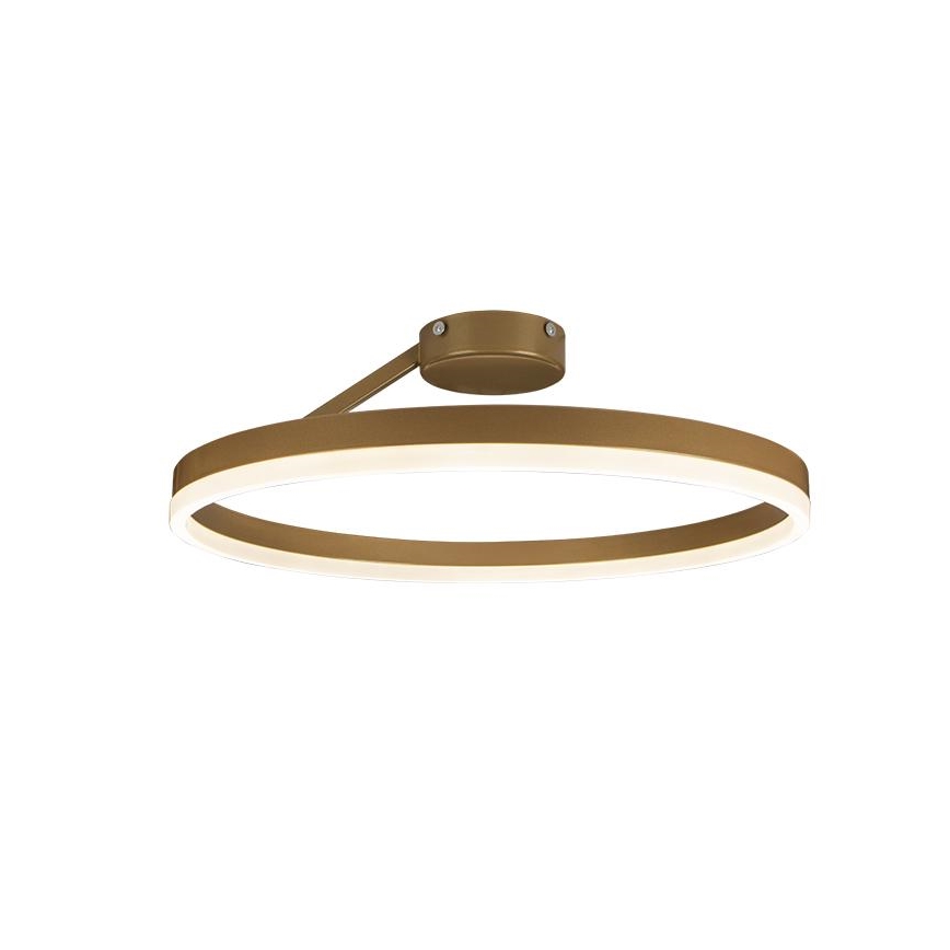 Dimbar LED ytmonterad ljuskrona LED/40W/230V 3000-6500K guld + fjärrkontroll