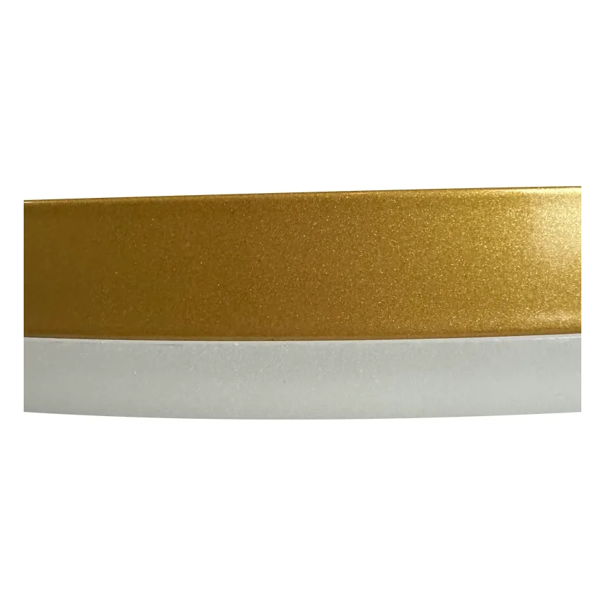 Dimbar LED ytmonterad ljuskrona LED/40W/230V 3000-6500K guld + fjärrkontroll