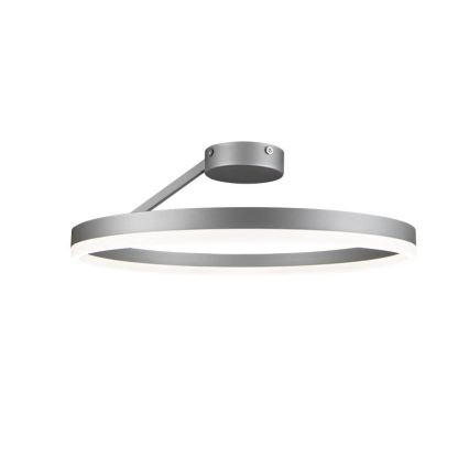 Dimbar LED ytmonterad ljuskrona LED/40W/230V 3000-6500K matt krom + fjärrkontroll