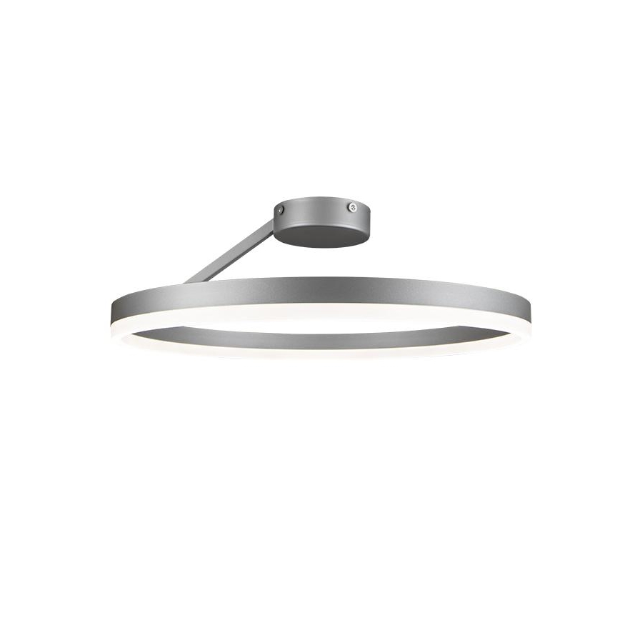 Dimbar LED ytmonterad ljuskrona LED/40W/230V 3000-6500K matt krom + fjärrkontroll