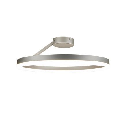 Dimbar LED ytmonterad ljuskrona LED/40W/230V 3000-6500K matt krom + fjärrkontroll