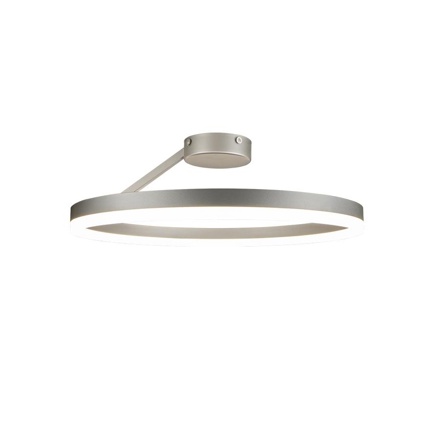 Dimbar LED ytmonterad ljuskrona LED/40W/230V 3000-6500K matt krom + fjärrkontroll