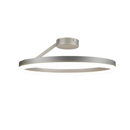 Dimbar LED ytmonterad ljuskrona LED/40W/230V 3000-6500K matt krom + fjärrkontroll