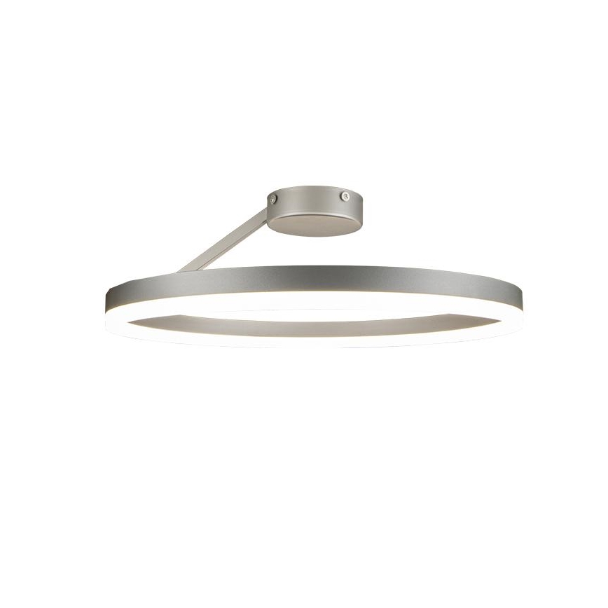 Dimbar LED ytmonterad ljuskrona LED/40W/230V 3000-6500K matt krom + fjärrkontroll