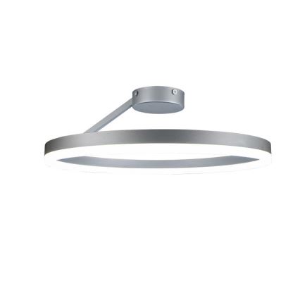 Dimbar LED ytmonterad ljuskrona LED/40W/230V 3000-6500K matt krom + fjärrkontroll