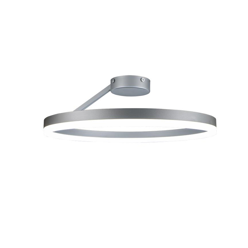 Dimbar LED ytmonterad ljuskrona LED/40W/230V 3000-6500K matt krom + fjärrkontroll