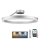 Dimbar LED ytmonterad ljuskrona LED/40W/230V 3000-6500K matt krom + fjärrkontroll