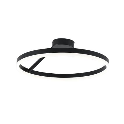 Dimbar LED ytmonterad ljuskrona LED/40W/230V 3000-6500K svart + fjärrkontroll