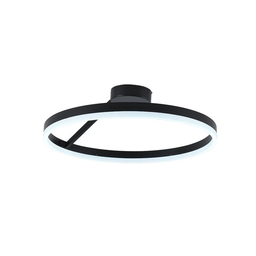 Dimbar LED ytmonterad ljuskrona LED/40W/230V 3000-6500K svart + fjärrkontroll