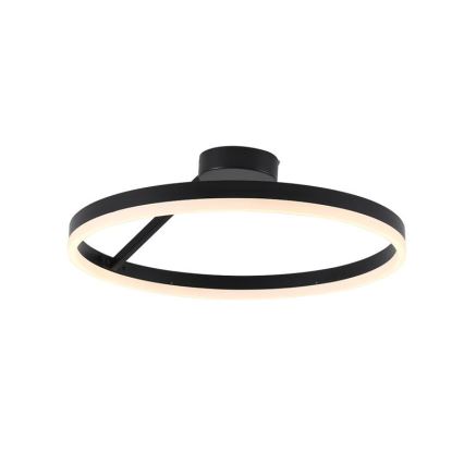 Dimbar LED ytmonterad ljuskrona LED/40W/230V 3000-6500K svart + fjärrkontroll