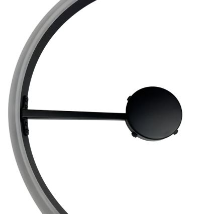 Dimbar LED ytmonterad ljuskrona LED/40W/230V 3000-6500K svart + fjärrkontroll