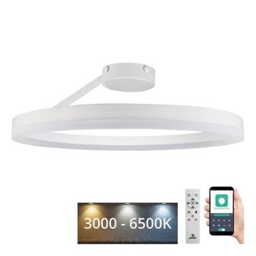 Dimbar LED ytmonterad ljuskrona LED/40W/230V 3000-6500K vit + fjärrkontroll