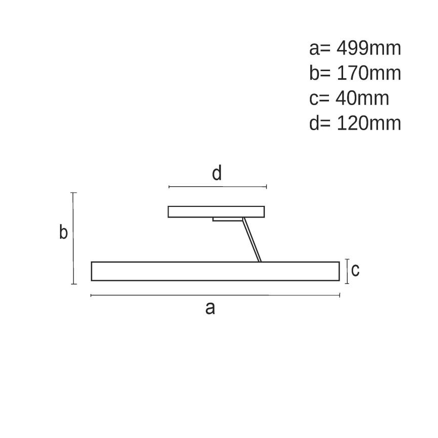 Dimbar LED ytmonterad ljuskrona LED/40W/230V 3000-6500K vit + fjärrkontroll