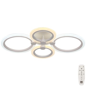Dimbar LED ytmonterad ljuskrona LED/45W/230V 3000-6500K + fjärrkontroll