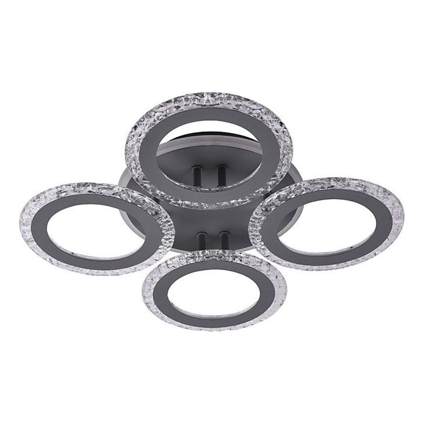 Dimbar LED ytmonterad ljuskrona LED/55W/230V 3000-6500K + fjärrkontroll