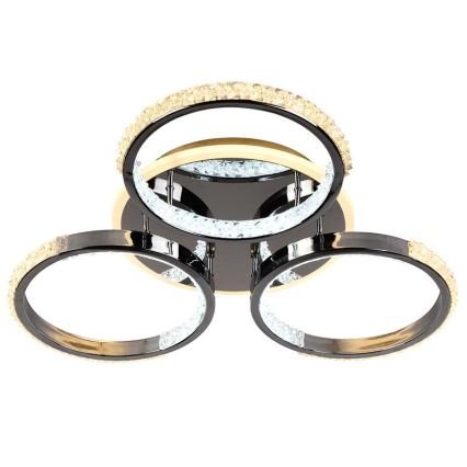 Dimbar LED ytmonterad ljuskrona LED/60W/230V 3000-6500K + fjärrkontroll