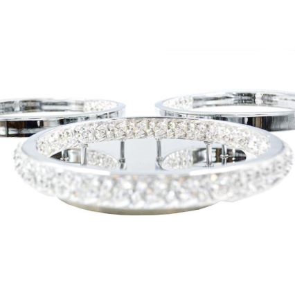 Dimbar LED ytmonterad ljuskrona LED/60W/230V 3000-6500K + fjärrkontroll