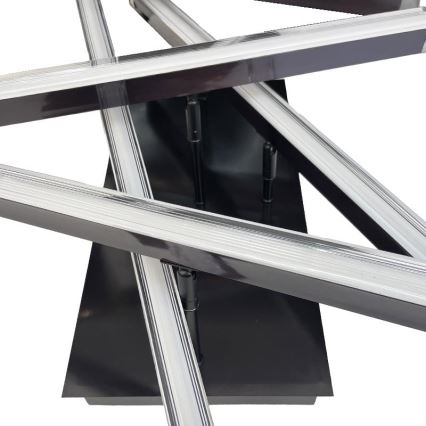 Dimbar LED ytmonterad ljuskrona LED/60W/230V 3000-6500K + fjärrkontroll