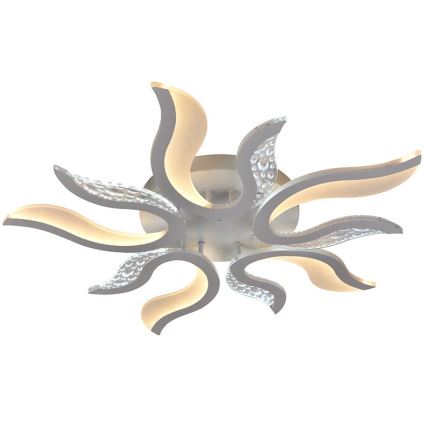 Dimbar LED ytmonterad ljuskrona LED/65W/230V 3000-6500K vit + fjärrkontroll