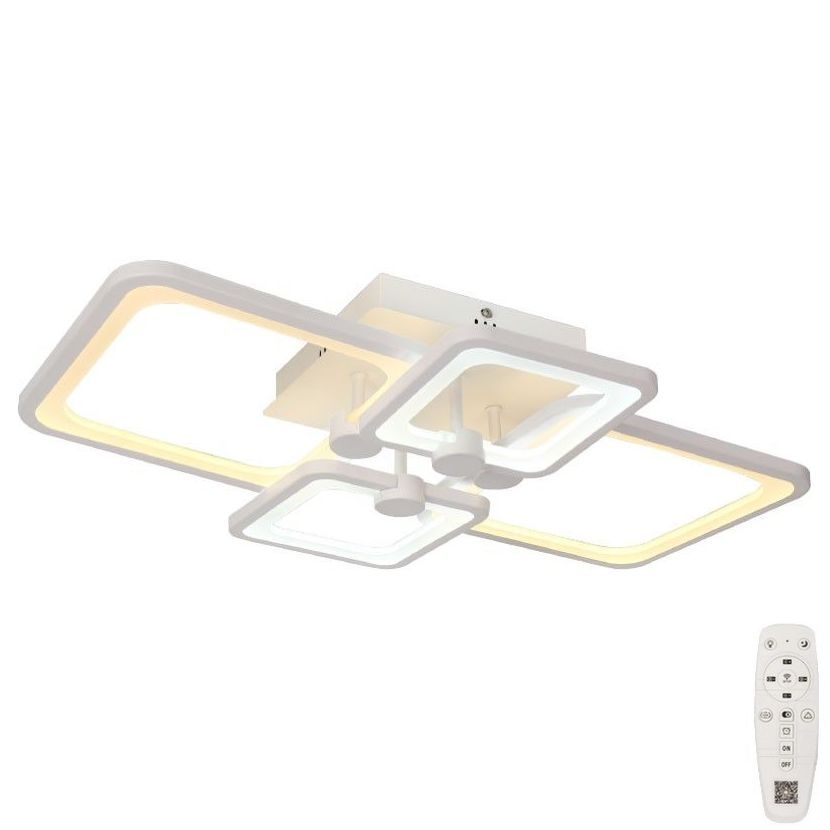 Dimbar LED ytmonterad ljuskrona LED/70W/230V 3000-6500K + fjärrkontroll