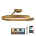 Dimbar LED ytmonterad ljuskrona LED/72W/230V 3000-6500K guld + fjärrkontroll
