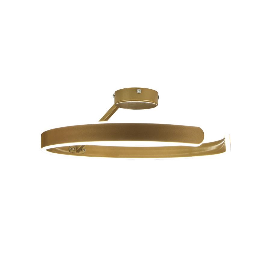 Dimbar LED ytmonterad ljuskrona LED/72W/230V 3000-6500K guld + fjärrkontroll