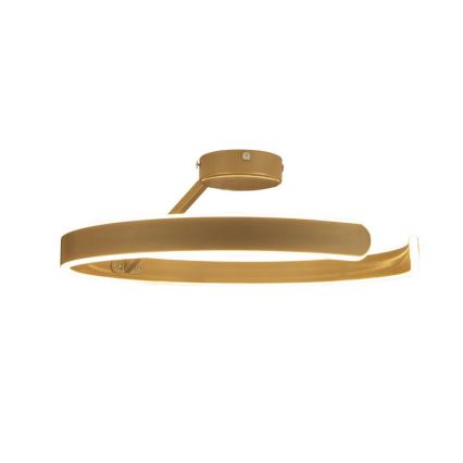 Dimbar LED ytmonterad ljuskrona LED/72W/230V 3000-6500K guld + fjärrkontroll