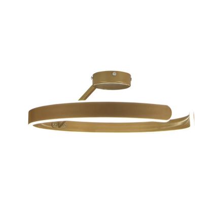 Dimbar LED ytmonterad ljuskrona LED/72W/230V 3000-6500K guld + fjärrkontroll