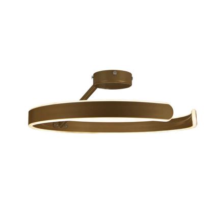 Dimbar LED ytmonterad ljuskrona LED/72W/230V 3000-6500K guld + fjärrkontroll