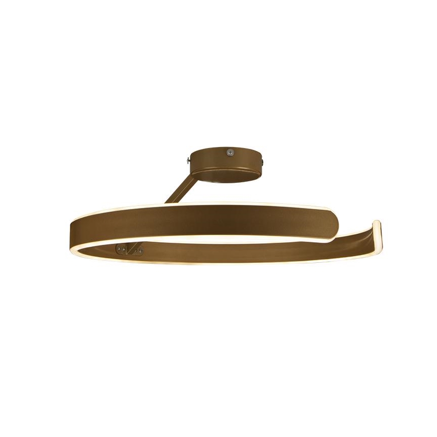 Dimbar LED ytmonterad ljuskrona LED/72W/230V 3000-6500K guld + fjärrkontroll
