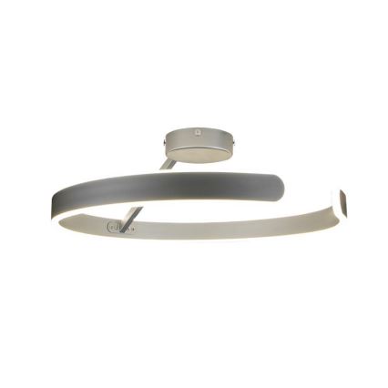 Dimbar LED ytmonterad ljuskrona LED/72W/230V 3000-6500K matt krom + fjärrkontroll