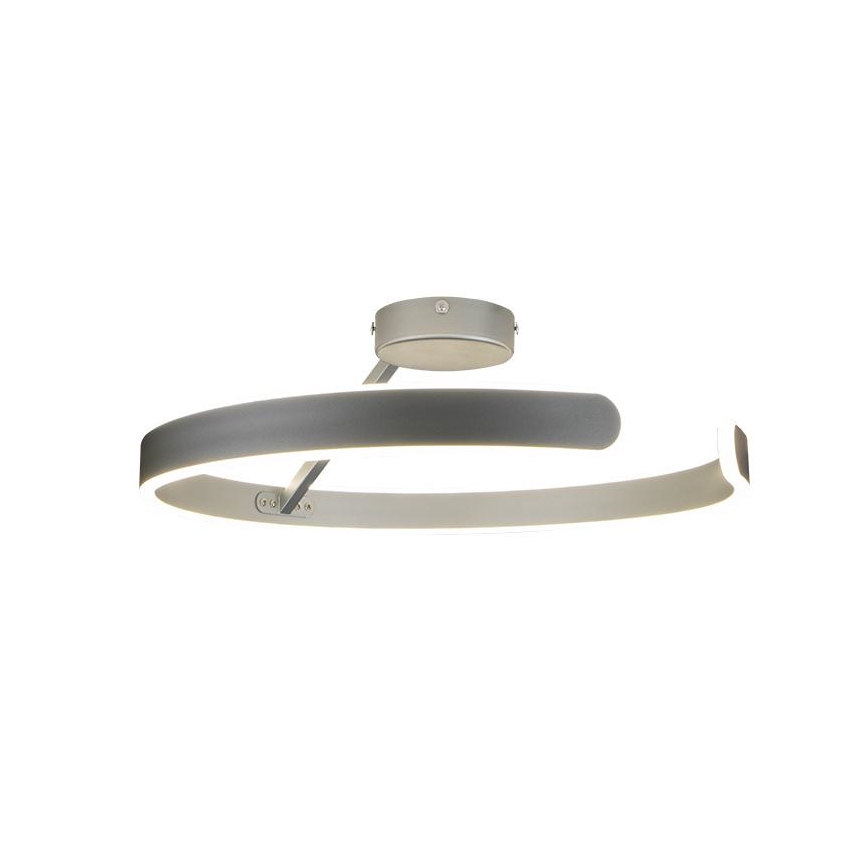 Dimbar LED ytmonterad ljuskrona LED/72W/230V 3000-6500K matt krom + fjärrkontroll