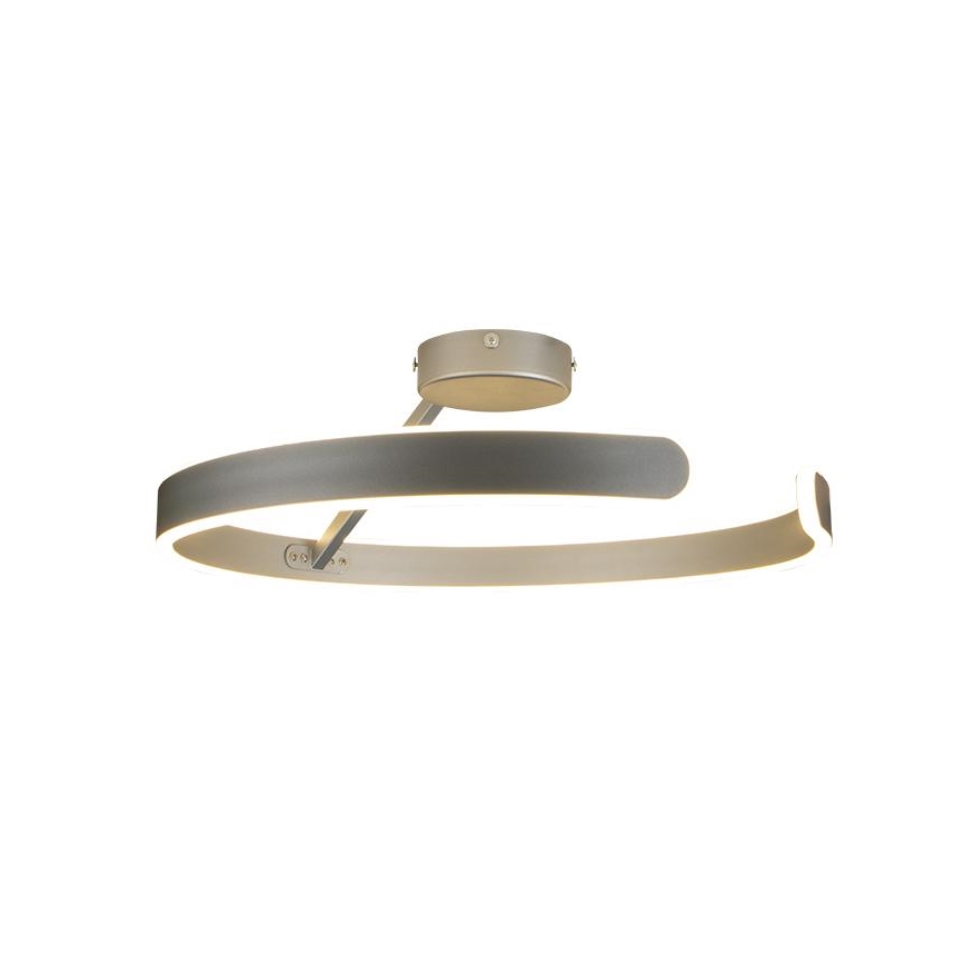 Dimbar LED ytmonterad ljuskrona LED/72W/230V 3000-6500K matt krom + fjärrkontroll