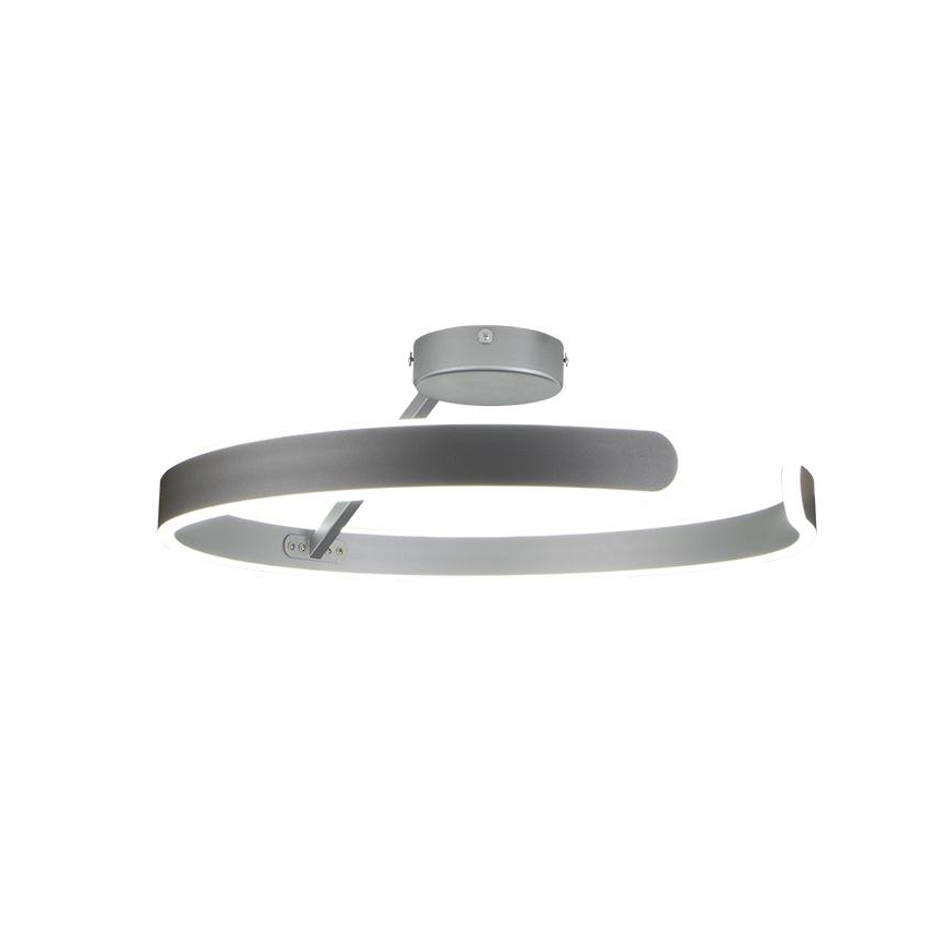 Dimbar LED ytmonterad ljuskrona LED/72W/230V 3000-6500K matt krom + fjärrkontroll