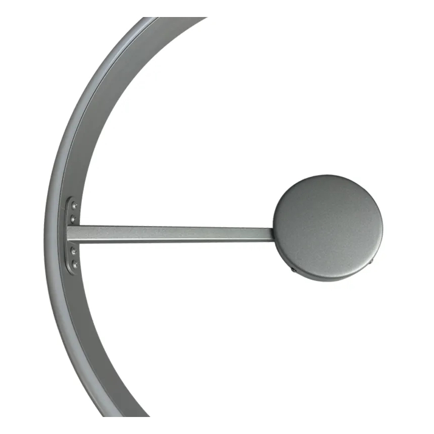 Dimbar LED ytmonterad ljuskrona LED/72W/230V 3000-6500K matt krom + fjärrkontroll