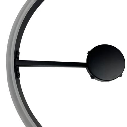 Dimbar LED ytmonterad ljuskrona LED/72W/230V 3000-6500K svart + fjärrkontroll