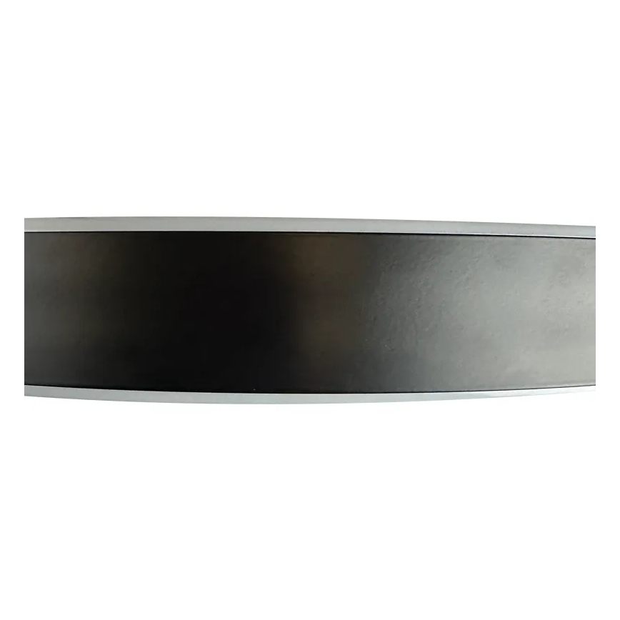 Dimbar LED ytmonterad ljuskrona LED/72W/230V 3000-6500K svart + fjärrkontroll