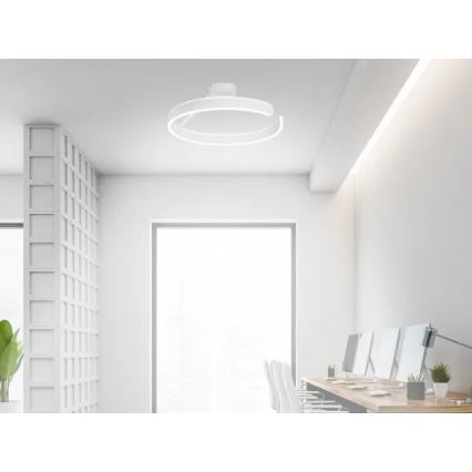 Dimbar LED ytmonterad ljuskrona LED/72W/230V 3000-6500K vit + fjärrkontroll