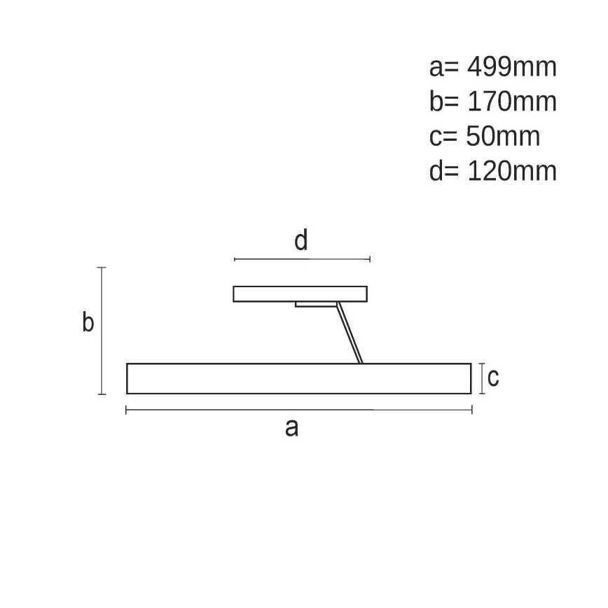 Dimbar LED ytmonterad ljuskrona LED/72W/230V 3000-6500K vit + fjärrkontroll