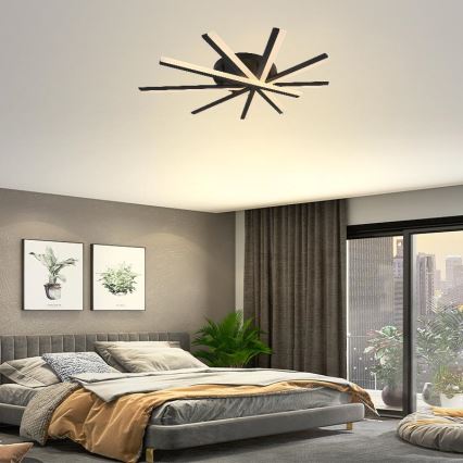 Dimbar LED ytmonterad ljuskrona LED/75W/230V 3000-6500K + fjärrkontroll