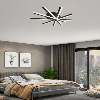 Dimbar LED ytmonterad ljuskrona LED/75W/230V 3000-6500K + fjärrkontroll