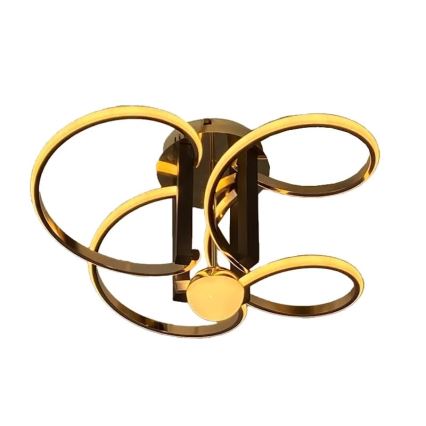 Dimbar LED ytmonterad ljuskrona LED/80W/230V 3000-6500K + fjärrkontroll