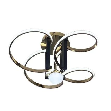 Dimbar LED ytmonterad ljuskrona LED/80W/230V 3000-6500K + fjärrkontroll