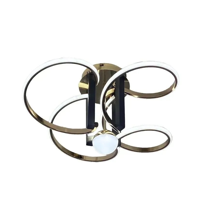 Dimbar LED ytmonterad ljuskrona LED/80W/230V 3000-6500K + fjärrkontroll