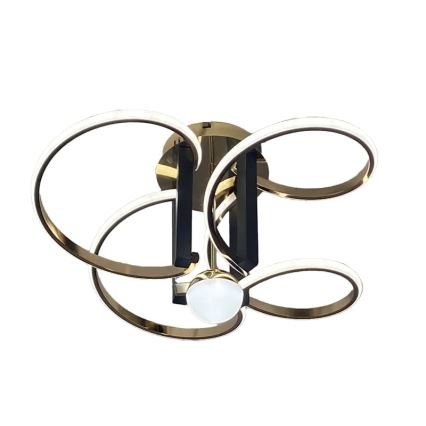 Dimbar LED ytmonterad ljuskrona LED/80W/230V 3000-6500K + fjärrkontroll